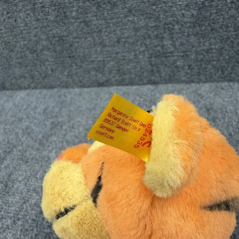 Disney Originals Steiff Tigger Winnie The Pooh Plush Stuffed Animal Orange